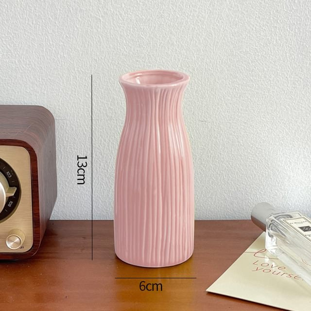Keramik Blumenvase Minimalistisches Design