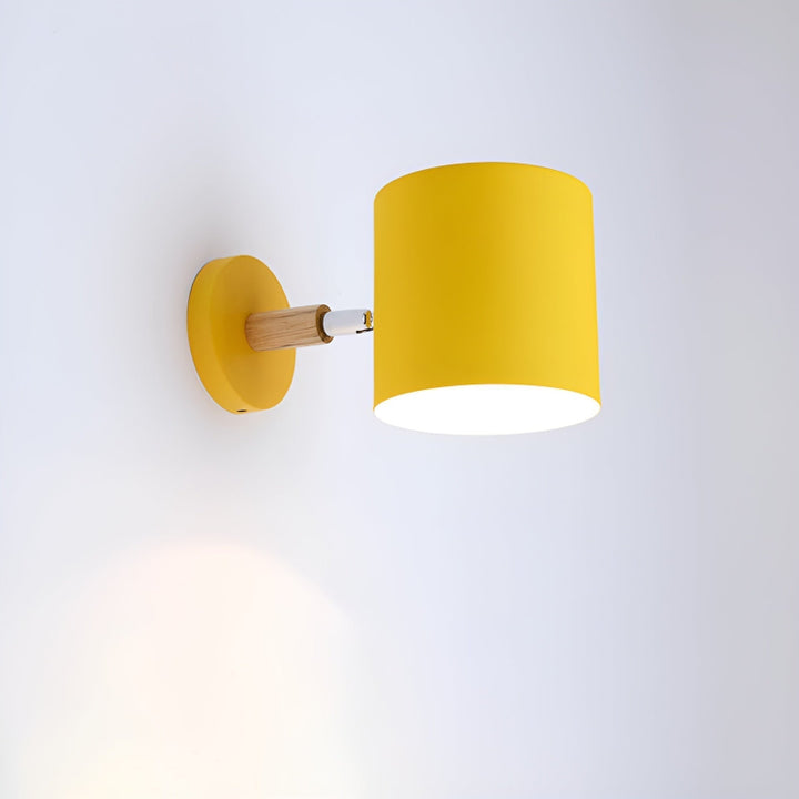 Nordic style pastel wall light - modern color accent