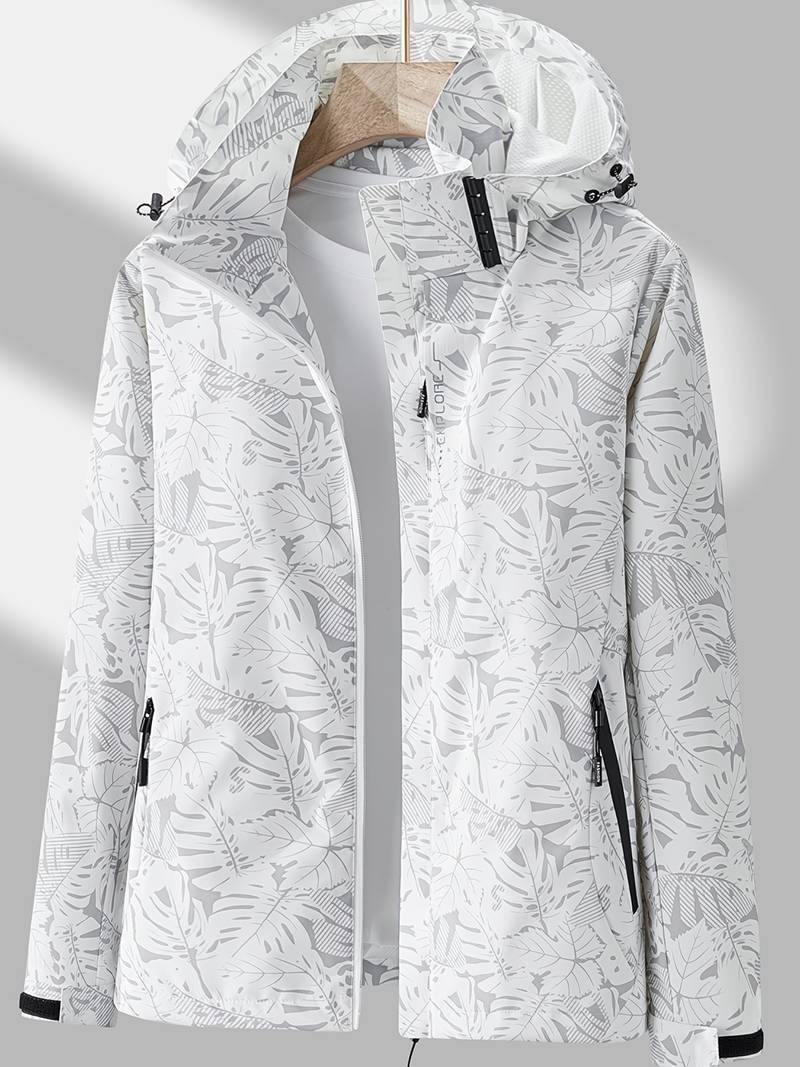 Women's hooded jacket, water and wind resistant