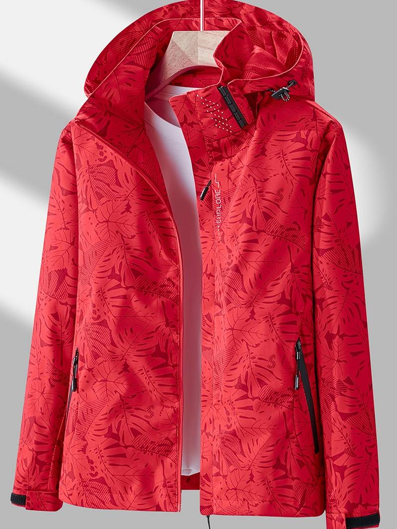 Women's hooded jacket, water and wind resistant