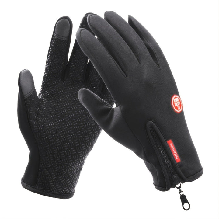 Wind and waterproof touchscreen gloves for men