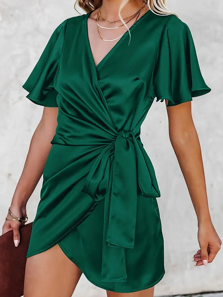 Elegant Short Sleeve Dress