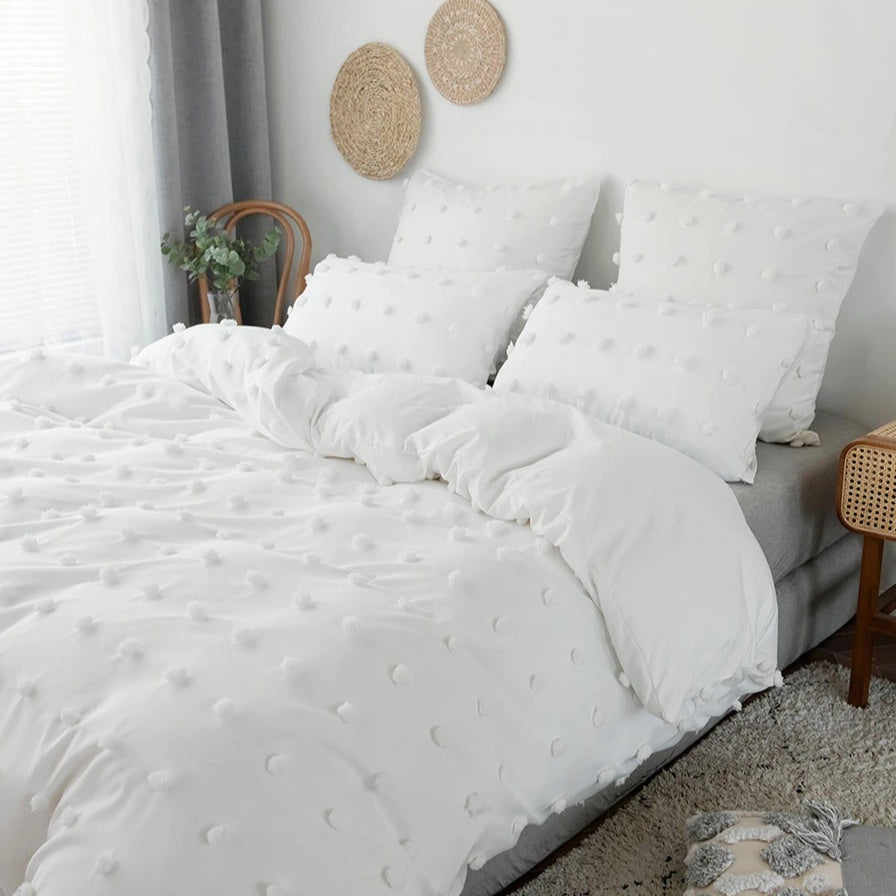 Bettwäscheset im Boho-Stil