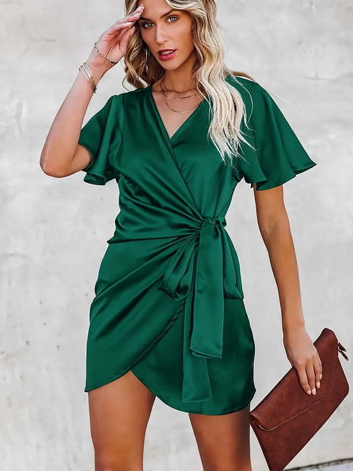Elegant Short Sleeve Dress