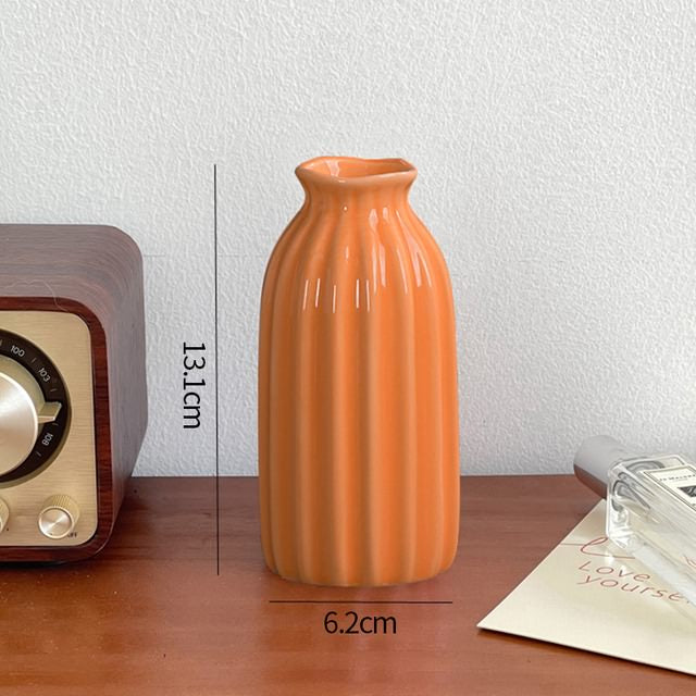 Keramik Blumenvase Minimalistisches Design