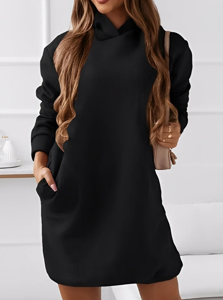 Women's Mini Hoodie Dress with Modern Cut