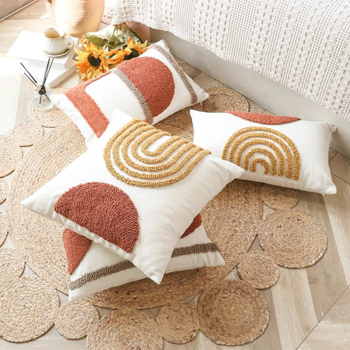 Kissenbezug Boho Feder Design
