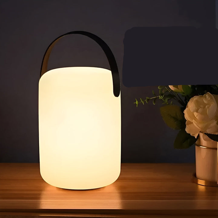 Waterproof wireless LED table lamp with 16 colors, dimmable &amp; portable for indoor &amp; outdoor use