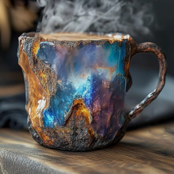 Coffee cups made of mineral crystal – elegance with every sip 