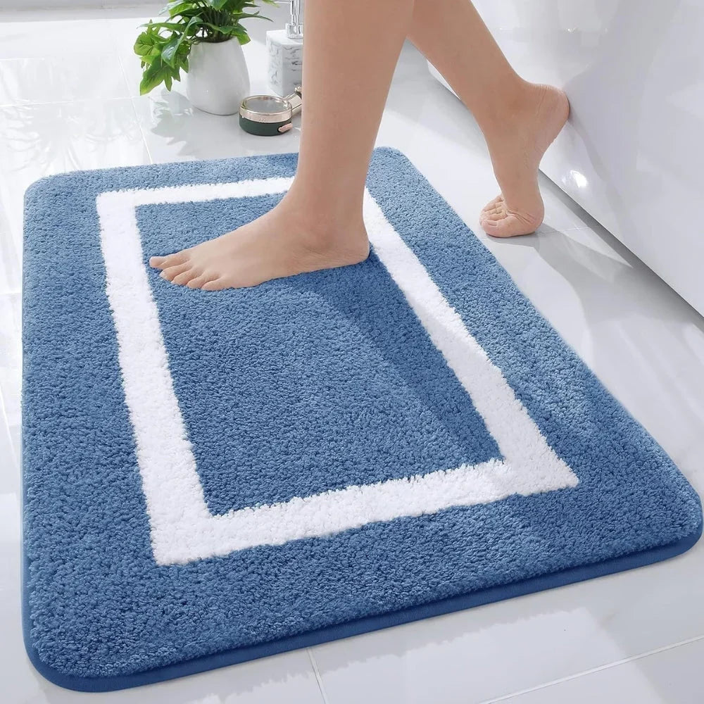 Mikrofaser-Badematte passend für Badezimmer, Dusche und Badewanne