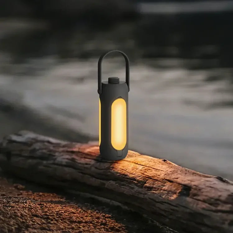 Portable Rechargeable Camping Lantern - LED Light with SOS Function &amp; 180-Hour Battery Life