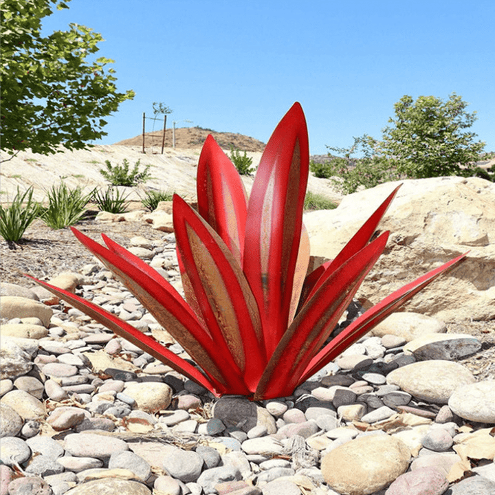 Variant image for Handmade Waterproof Solar Agave Garden Lamp – Elegant Outdoor Solar Lights for Garden Illumination-5