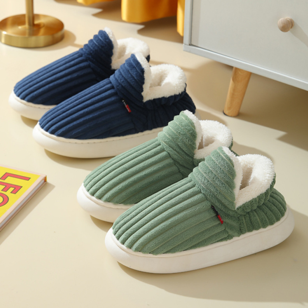 Women's Winter Slippers with Plush Lining 