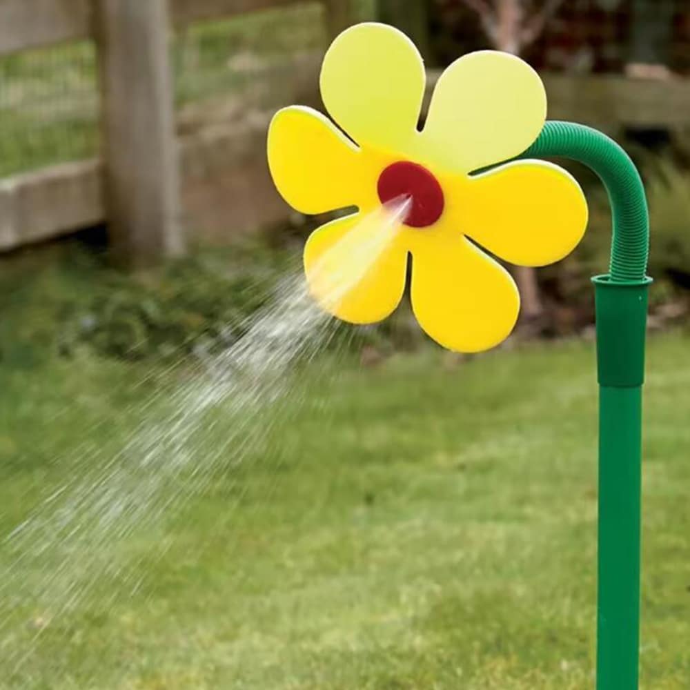 Blumenförmiger dekorativer Gartensprenger