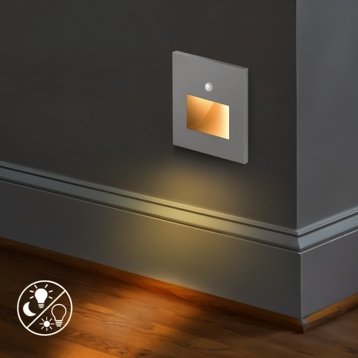 Intelligent LED wall light with motion sensor – Elegant smart home lighting for security &amp; style