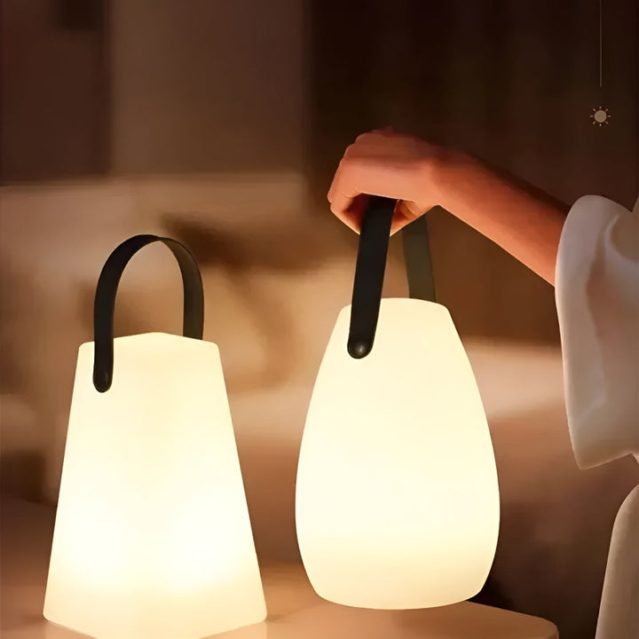 Waterproof wireless LED table lamp with 16 colors, dimmable &amp; portable for indoor &amp; outdoor use