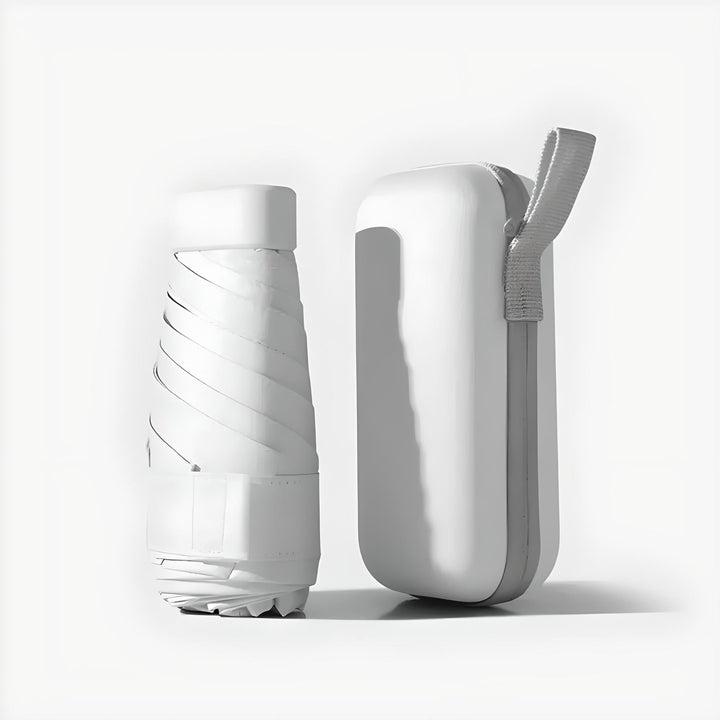 Compact travel umbrella with waterproof cover – windproof &amp; ultralight