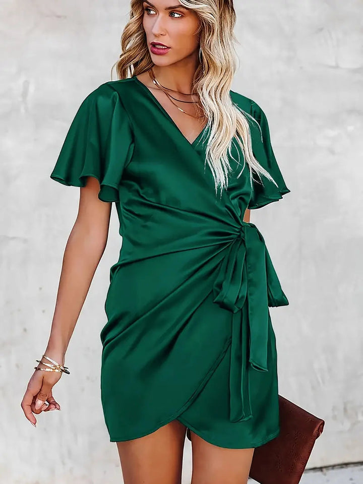 Elegant Short Sleeve Dress