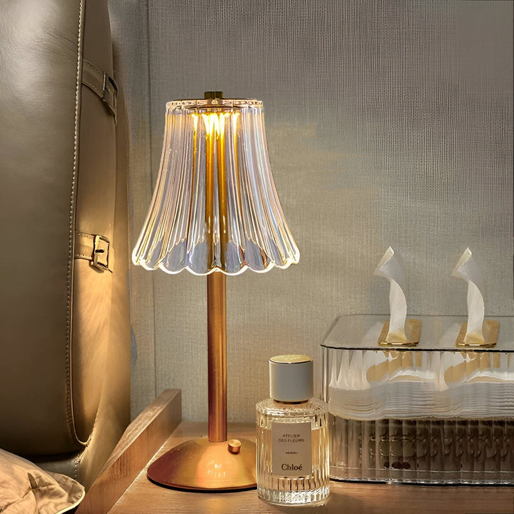 Kabellose Tischlampe im Vintage-Design
