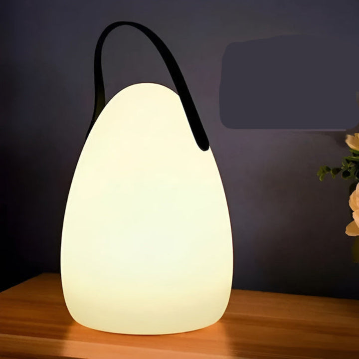 Waterproof wireless LED table lamp with 16 colors, dimmable &amp; portable for indoor &amp; outdoor use