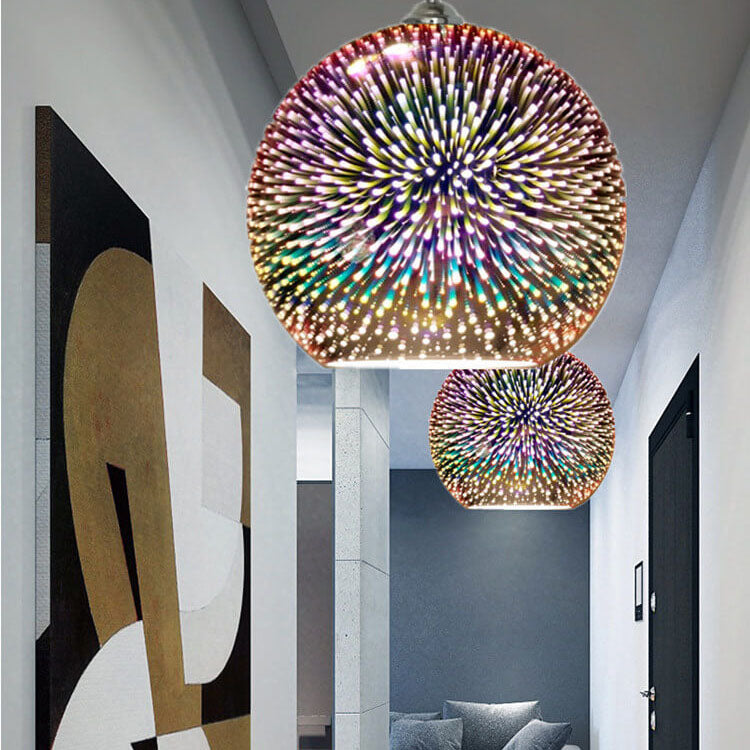 Creative 3D Firework Pendant Light