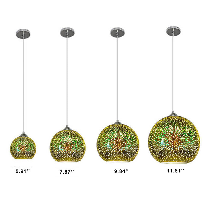 Creative 3D Firework Pendant Light