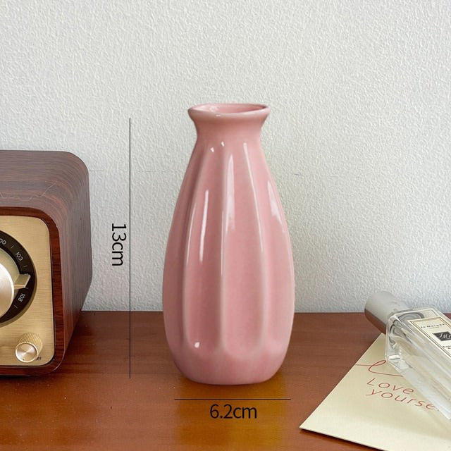 Keramik Blumenvase Minimalistisches Design