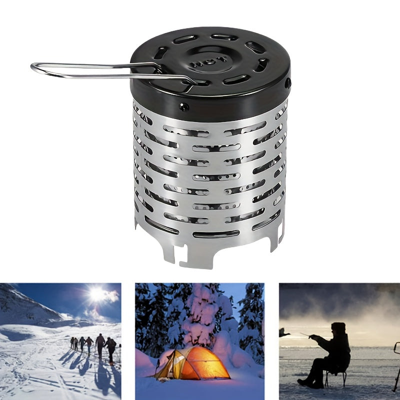Edelstahl Mini-Heizdeckel für Outdoor Camping tragbar
