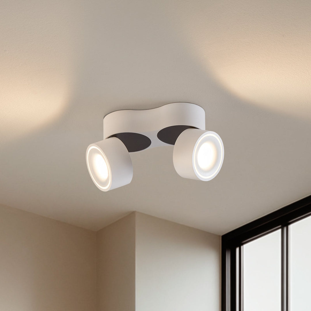 Ceiling light – Adjustable LED double spotlight in a modern design