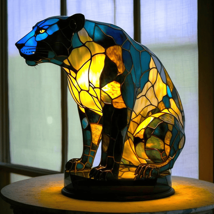 Handmade artistic table lamp