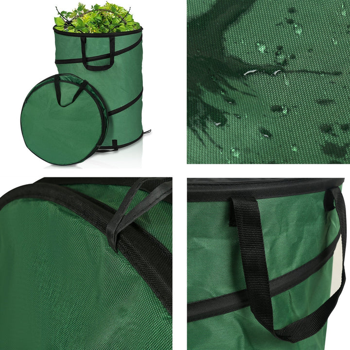 2er-Set Gartensäcke mit großem Fassungsvermögen für Gartenpflege