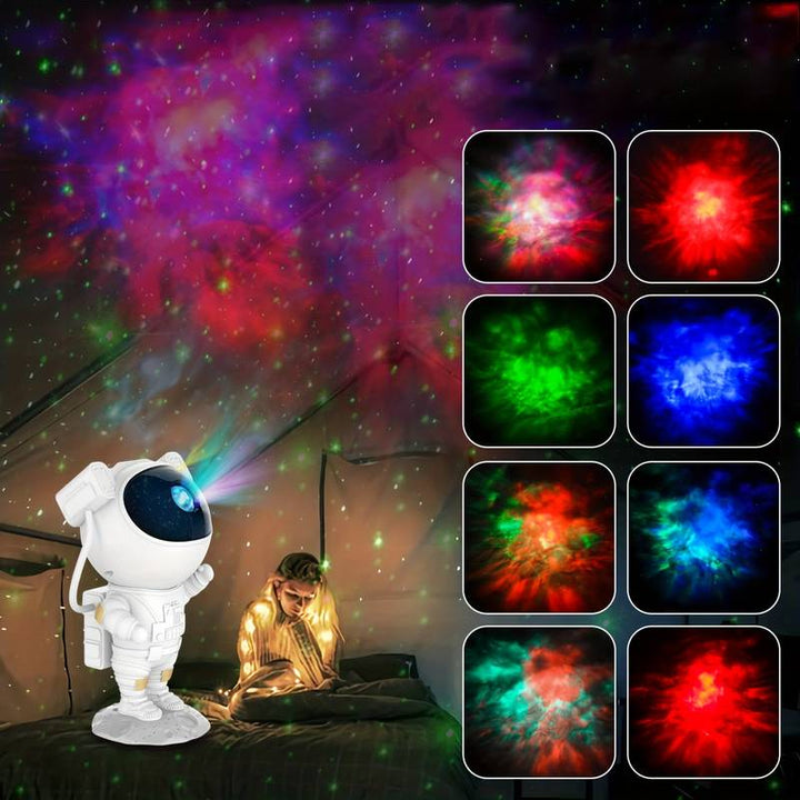 Galaxy Lamp Astronaut – Night Light with Star &amp; Nebula Projection