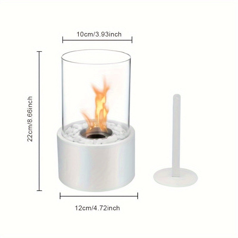 Decorative table fireplace lamp – ideal for home and cozy evenings