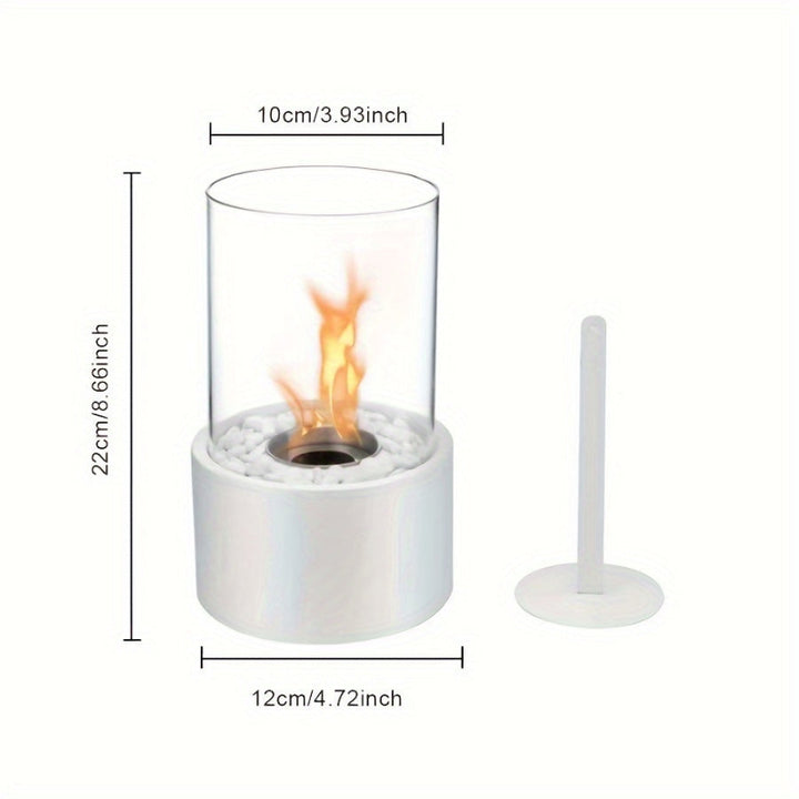 Decorative table fireplace lamp – ideal for home and cozy evenings