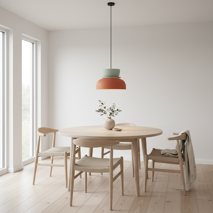 Nordic Macaron style pendant light with LED