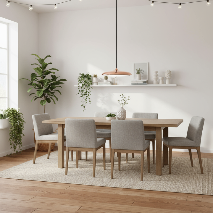 Scandinavian LED pendant light in a disc design