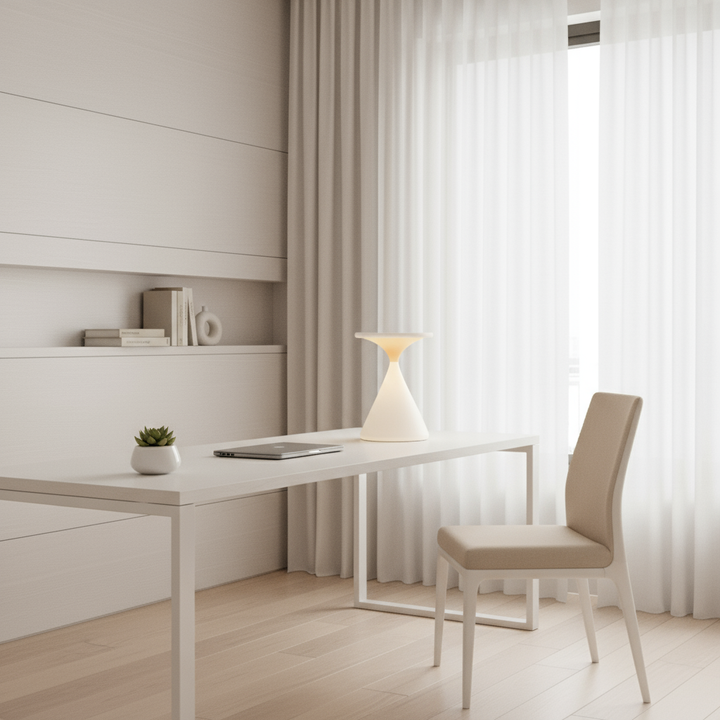 Hourglass LED Tischleuchte kabellos mit Dimmfunktion