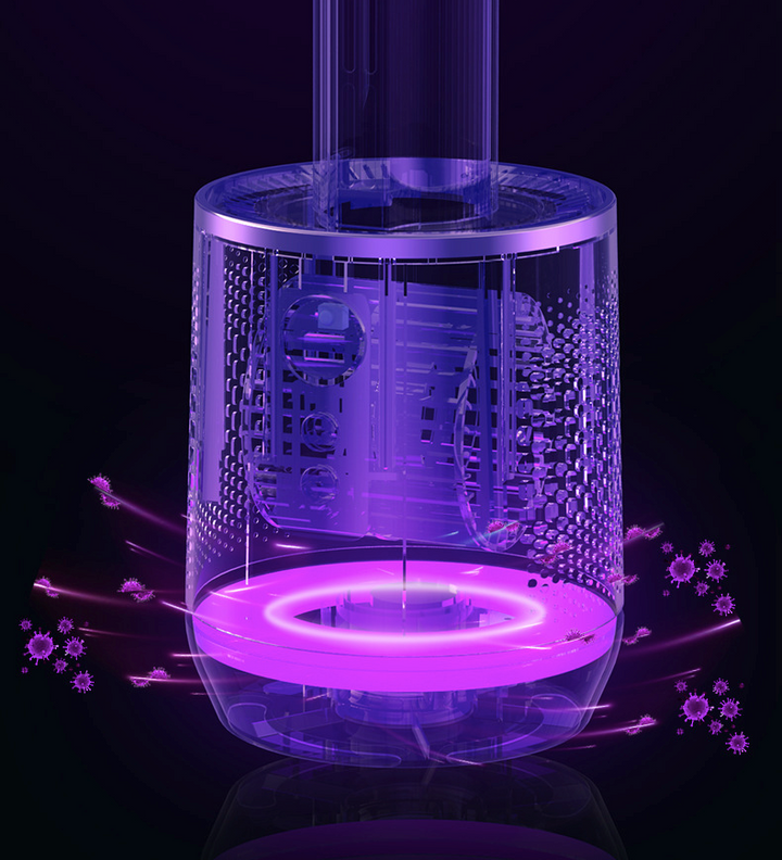 3-in-1 air cooler and air purifier with LED touch control