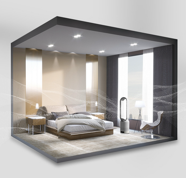 3-in-1 air cooler and air purifier with LED touch control