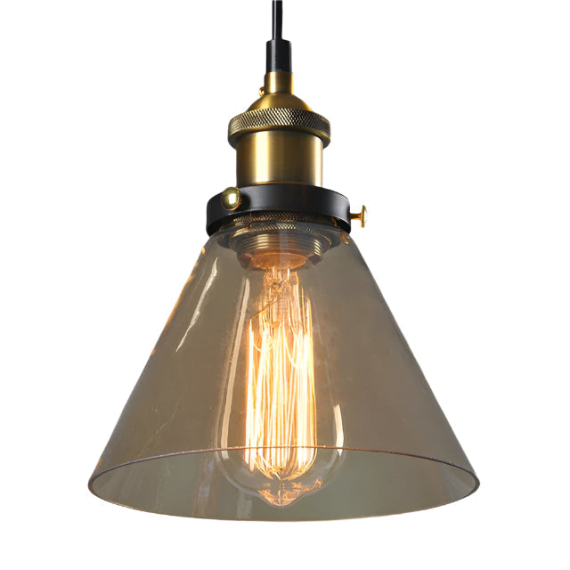 Antike Glas-Pendelleuchte | Vintage-Stil