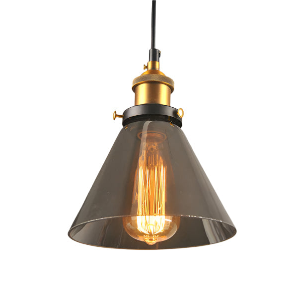 Antike Glas-Pendelleuchte | Vintage-Stil