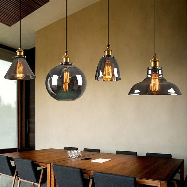 Antique glass pendant light – vintage style &amp; dimmable for stylish rooms