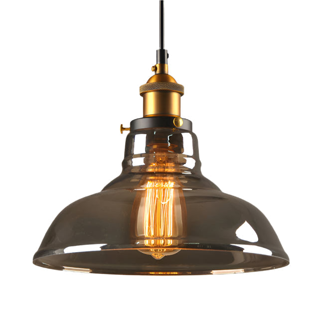 Antike Glas-Pendelleuchte | Vintage-Stil