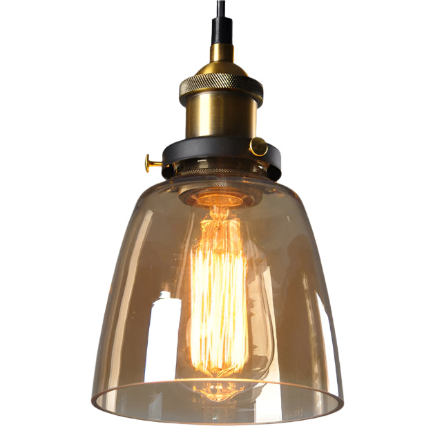 Antique glass pendant light – vintage style &amp; dimmable for stylish rooms