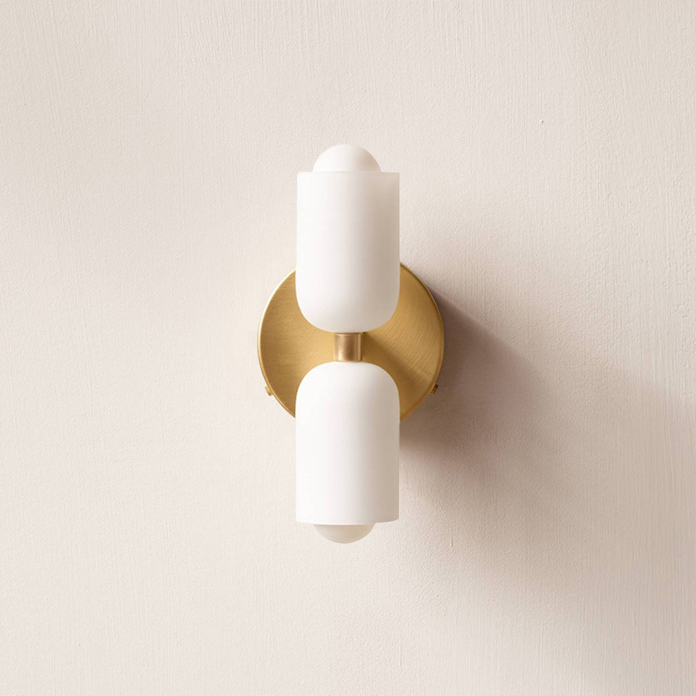 Stylish wall light with a soft lighting effect for bedrooms and hallways