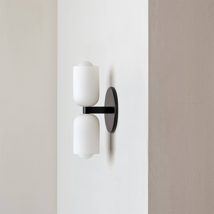 Stylish wall light with a soft lighting effect for bedrooms and hallways