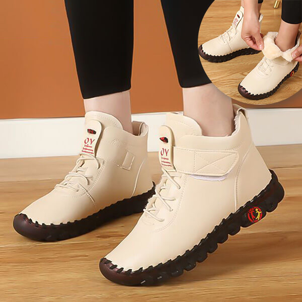 Women's Winter Boots with High Shaft and Thermal Lining 