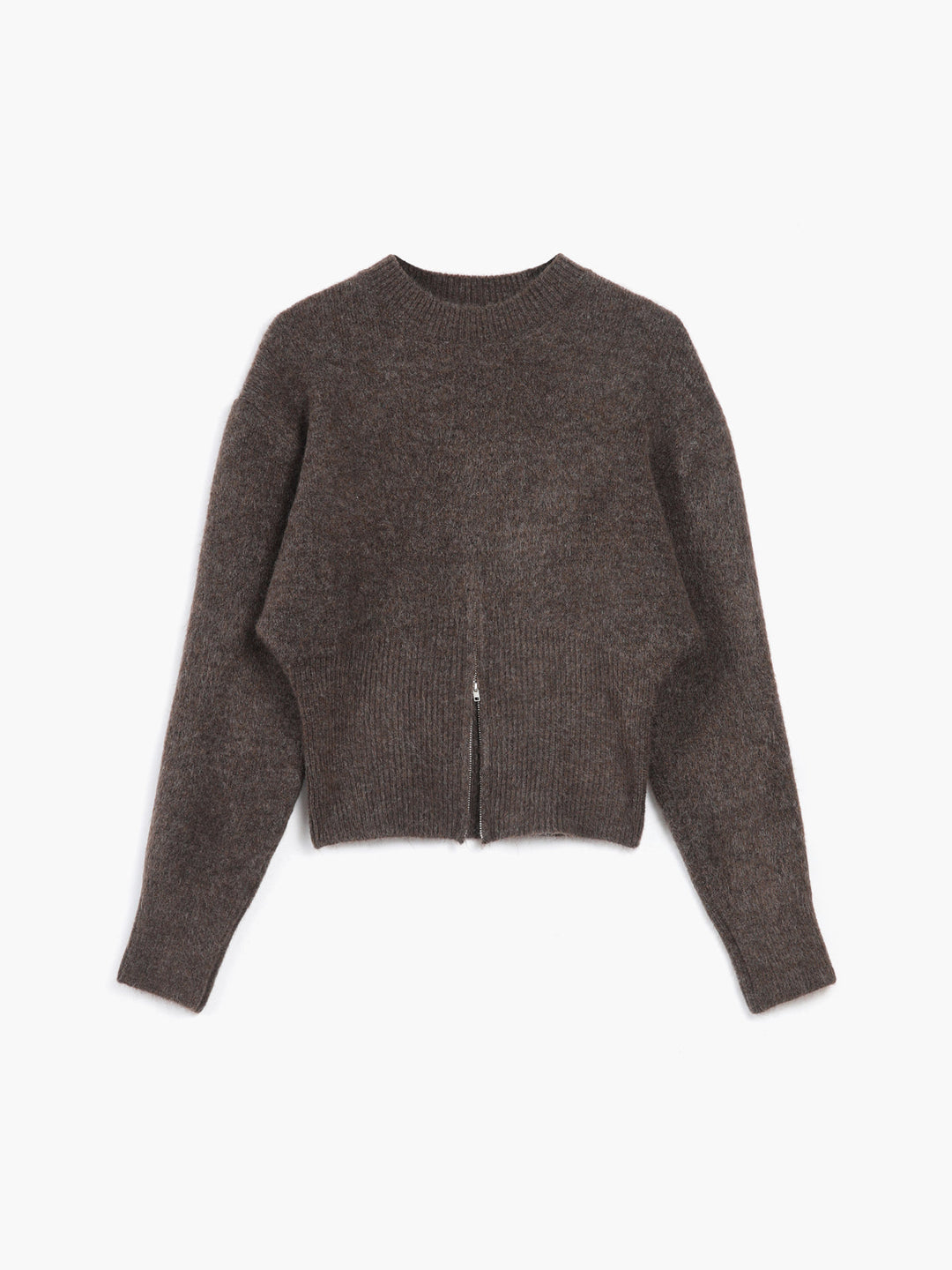 Women's Sweater with Half Zipper