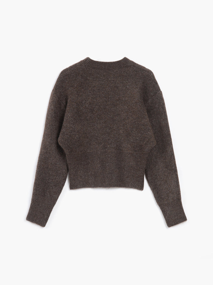 Women's Sweater with Half Zipper