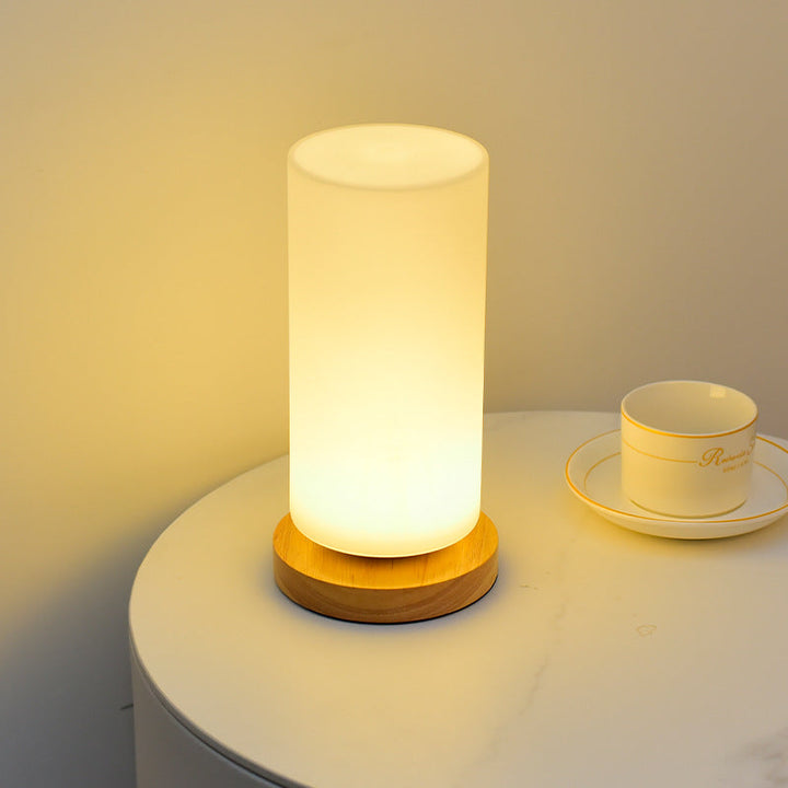 Glass table lamp – Nordic design in vase shape with dimmable LED &amp; color change